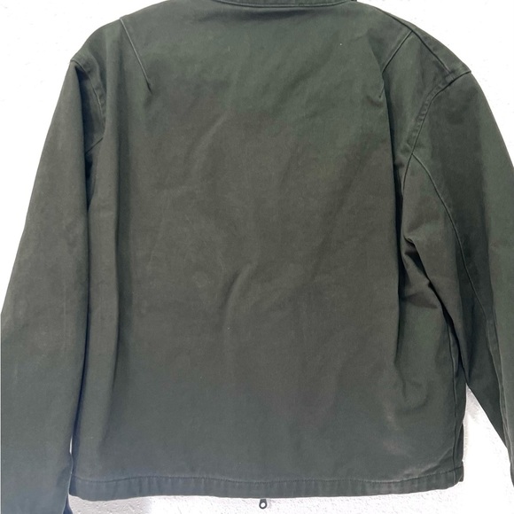 Zara full-zip front closure Green Shirt Jacket with Classic Collar S - Picture 13 of 13